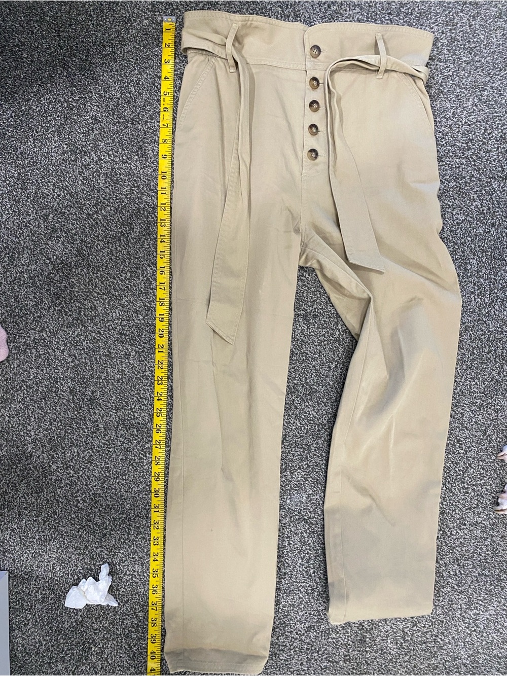 Sezane Leandro Trousers Mastic - Size 38 - Picture 6 of 13